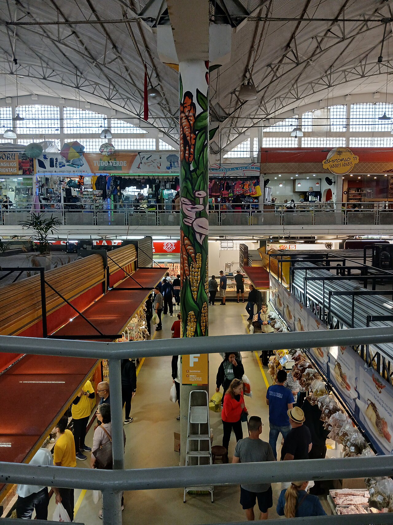 Interior do Mercado Municipal de Mogi das Cruzes